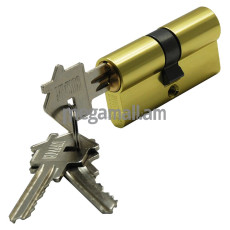 Цилиндр ключ-ключ Bussare  CYL 3-60 GOLD, матовое золото