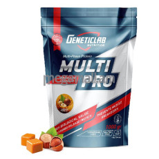 Протеин комплексный GeneticLab Nutrition Multi Pro 50%Whey/40%Casein/10%Egg (Карамель-фундук) 1000 г
