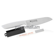 Набор: нож + точилка Forever Titanium Diamond 160 мм точилка D2 (TW16H-3S / 4537656007115)