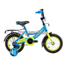Велосипед KROSTEK SEVEN, колеса 12", голубой