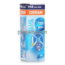 Лампа галогенная Osram H3 4200K Cool Blue Intense 12V 55W, 1 шт, 64151CBI