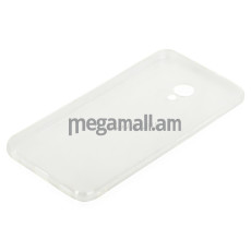Meizu M5, крышка, Skinbox slim silicone 4People, прозрачный
