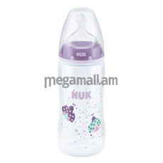 Бутылочка Nuk First Choice Plus 300 мл с силиконовой соской, М, р-р 1 (10 741 578)