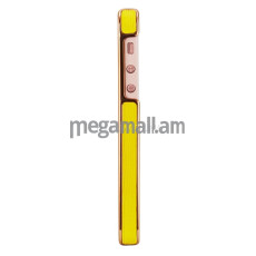 Apple iPhone 5/5S/SE, крышка, R&F Framed rose yellow waves, желтый