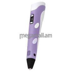 3D ручка 3DPen-2 с LCD дисплеем, фиолетовый (Тай00000347)