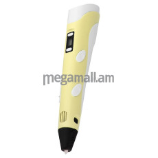 3D ручка 3DPen-2 с LCD дисплеем, желтый (Тай00000348)