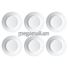 Набор обеденных тарелок Luminarc Cadix 6 шт., 25 см, арт.H4132-1, (4630027145383)