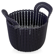 Корзина круглая Curver Knit XS, фиолетовая, 3л(3253923971057)