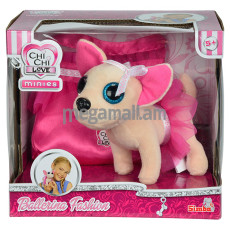 Плюшевая собачка Chi-Chi love Simba Чихуахуа в балетной пачке с розовой сумочкой 15 см (5892294)