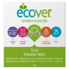 таблетки для посудомоечных машин Ecover экологические, 25 шт [78] [5412533402209]