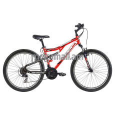 Велосипед Larsen Offroad, колеса 16, скоростей 18, красный/черный, 336241