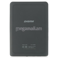 Digma R63S  6", E-ink Carta, 800x600, 4Gb, gray, темно-серая