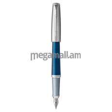 ручка перьевая Parker Urban Premium Dark Blue CT, 0,5мм, синяя, сталь нержавеющая подар.кор. [1931563]