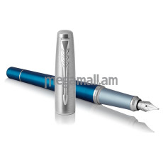 ручка перьевая Parker Urban Premium Dark Blue CT, 0,5мм, синяя, сталь нержавеющая подар.кор. [1931563]