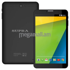 Планшет SUPRA M84EG 16GB 3G, 8.0" (1280x800) IPS, Spreadtrum SC7731G(1.3GHz), RAM 1GB, 16GB, WiFi, BT, 3G, GPS, Android 5.1, 3500 mAh, black, черный