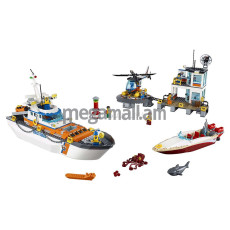 Конструктор LEGO City Coast Guard Штаб береговой охраны (60167)
