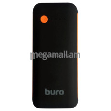 Внешний аккумулятор 05000 мАч Buro RC-5000BO, черно-оранжевый, пластик