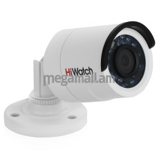 аналоговая камера HiWatch DS-T100 (3.6 mm), 1296х732, 70.9°, HD-TVI, CMOS 1/4", цилиндрическая, уличная, IP66, -40°C до +60°C, Smart ИК до 20м
