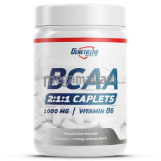 Аминокислоты GeneticLab Nutrition BCAA 2:1:1 + В6, 90 капсул