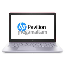 ноутбук HP Pavilion 15-cc525ur, 2CT24EA, 15.6" (1920x1080), 4GB, 500GB, Intel Core i3-7100U, Intel HD Graphics, LAN, WiFi, BT, Win10, pink, розовый