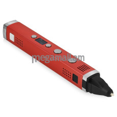 3D ручка Myriwell-3 RP100С с LCD дисплеем, красный металлик