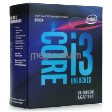 Intel Core i3-8350K, 4.00ГГц, 4 ядра, 8МБ, LGA1151-V2, BOX, BX80684I38350K