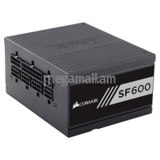 блок питания ATX 600W Corsair SF600, Active PFC, вентилятор 9.2 см, модульный, CP-9020105-EU
