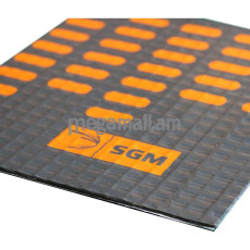 Шумоизоляция SGM Lite2, 0,5х0,7 м, толщина 2 мм, 10 листов (3,5м.кв), SGM.Lite.2.05x070