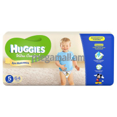 Подгузники Huggies Ultra Comfort 5 для мальчиков (12-22 кг), 64 шт