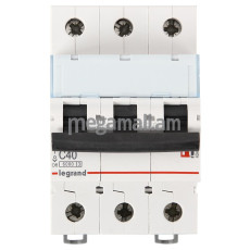 Выключатель автоматический Legrand TX3 3п C 40А 6кА