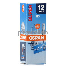 Лампа галогенная Osram H3 Original Line Super Bright 12V 55W, 1 шт, 64151SUP