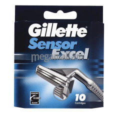 кассеты для бритья Gillette Sensor Excel, 10 шт. [3014260245832]