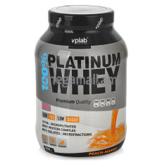 Протеин VP Laboratory 100 % Platinum Whey (персик-манго) 910 г банка