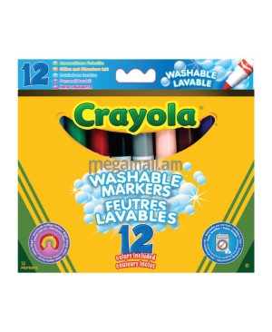 Crayola 12 լվացվող մարկերներ