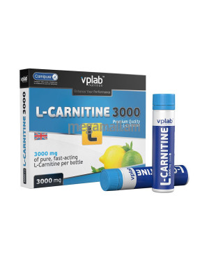 Карнитин (L-карнитин) VP Laboratory L-Carnitine (цитрус) 7х25 мл