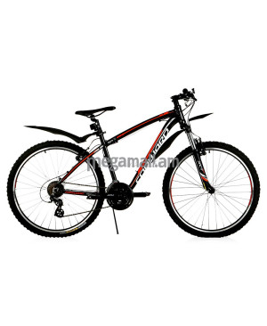 Велосипед FORWARD AGRIS 1.0 (2016), колеса 26", рама 17", 21 скорость, черный (RBKW6M66Q041)