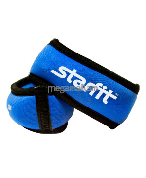 Утяжелители STARFIT WT-101 для рук "Браслет", 0,75 кг, синий/черный , 4670017715752