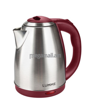 чайник Lumme LU-130, 2 л, металл, красный гранат