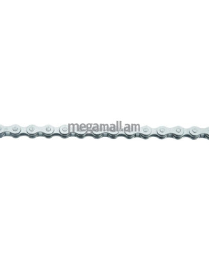 Цепь для кассеты Bike Attitude, на 6 скоростей, 116 звеньев, нержавеющая сталь, серый, DCN0-408RB-GY1161