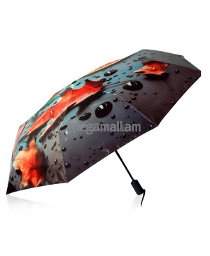 зонт женский Flioraj 231210 FJ сатин, автомат, 3 сложения, цвет мультиколор [6902312100000]