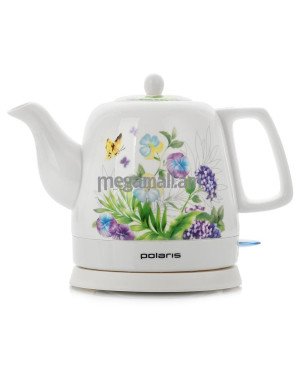 чайник Polaris PWK 1299CCR, 1500 Вт, 1,2 л, керамика "Весна"